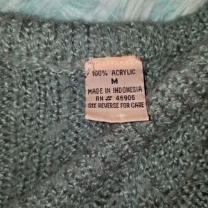 100% acrylic sweater